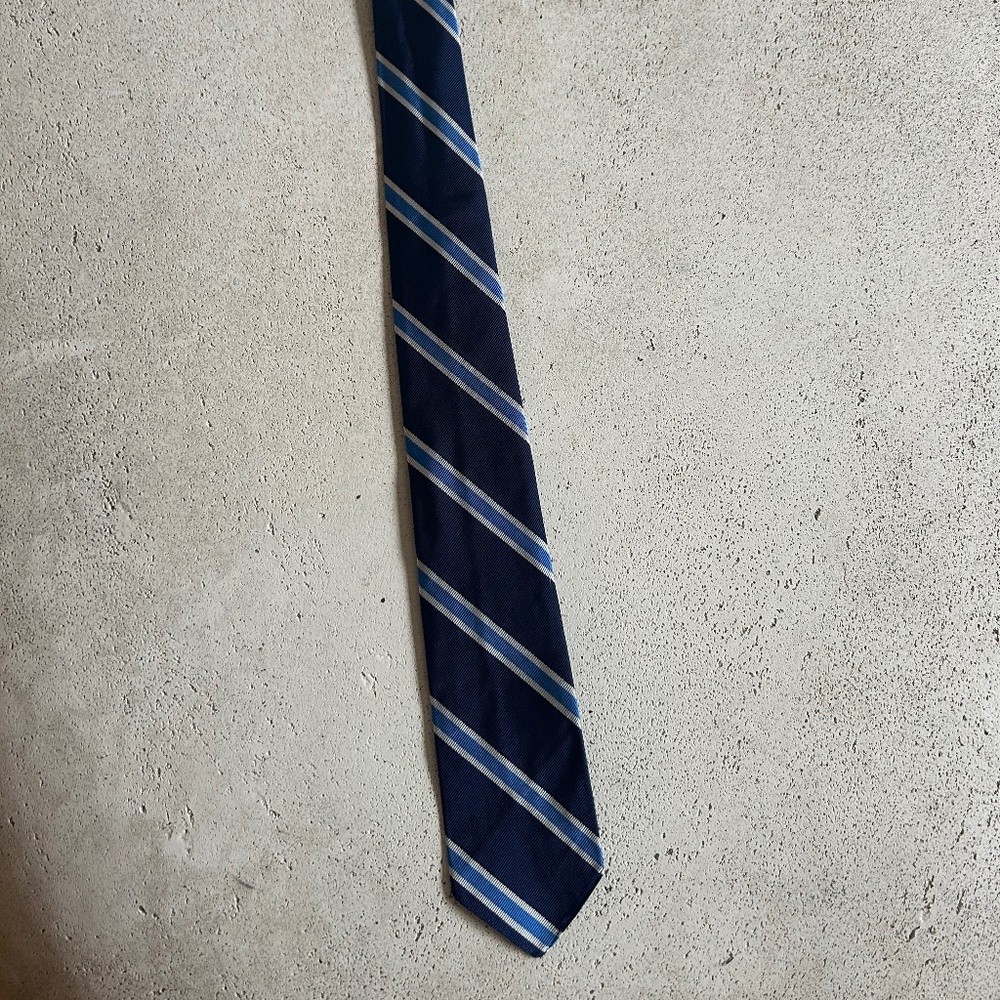 Rugby Ralph Lauren navy repp stripe tie